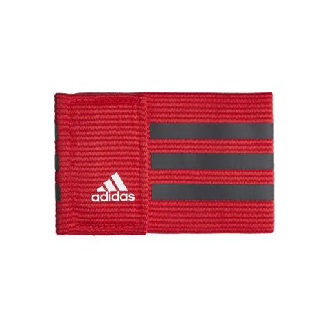 adidas Aanvoerdersband Rood Grijs Wit 